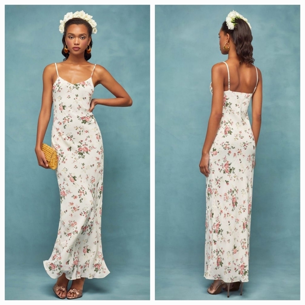 Reformation Germain Dress In Flourish Size S Nwt